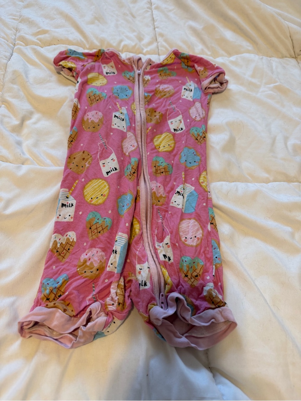 Little Sleepies Milk and Cookies Shortie